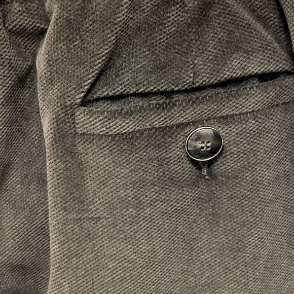 Armani Collezioni Brown Corduroy or Velvet Straight Leg Dress Pants, 6 - Picture 7 of 9